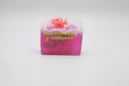 Bomb Cosmetics Pink Elephants & Lemonade Soap - image 1