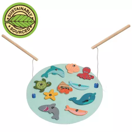 House of Marbles Wooden Fishing Game