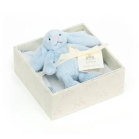 Jellycat Blue Bunny Gift Set
