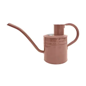 K&S Indoor Metal Watering Can 1L Vintage Blush Pink