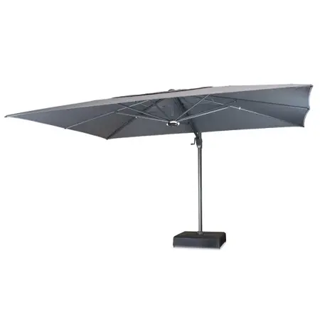 Kettler Free Arm Parasol 4x3m Slate Grey Canopy