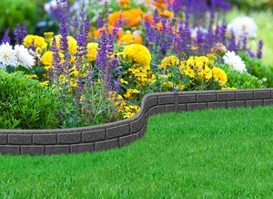Primeur 9cm Ultra Curve Bricks Edging Grey - image 2