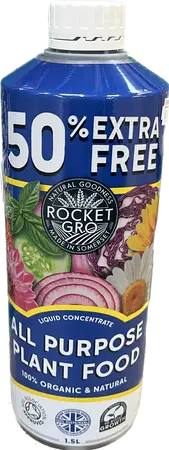 RGL Organic All Purpose Liquid Feed 1L + 50% Extra Free