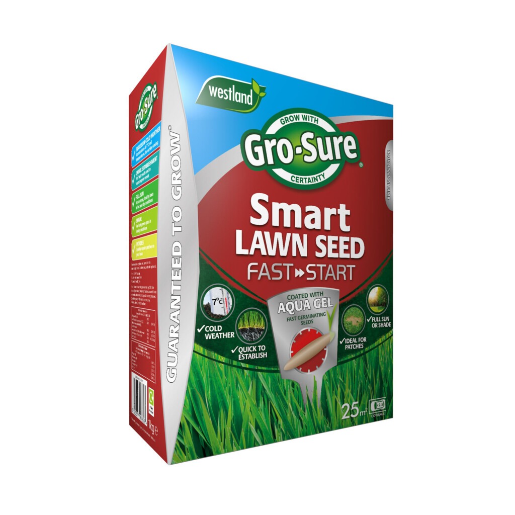 Gro-Sure Smart Lawn Seed Fast Start 25sqm