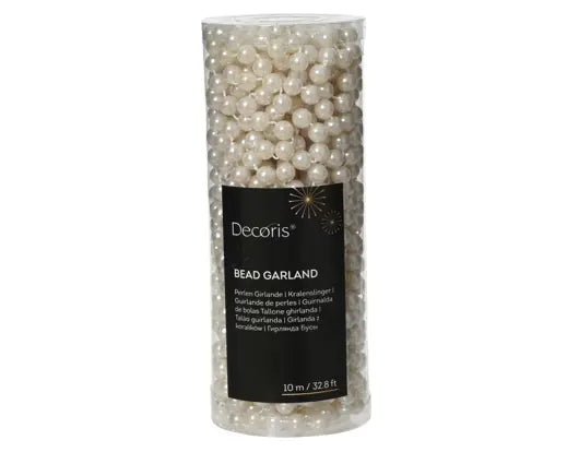 Bead Garland Shiny Pearl