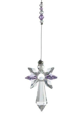 Wild Things Large Crystal Guardian Angel Light Amethyst