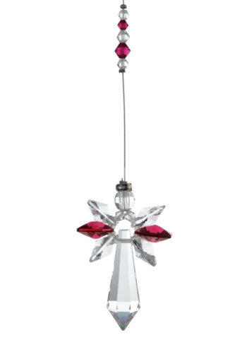 Wild Things Large Crystal Guardian Angel Ruby