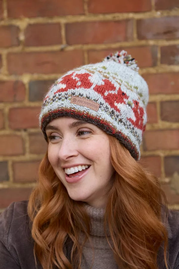 Pachamama Squirrel Bobble Beanie