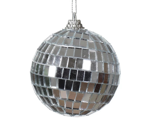 Kaemingk Baubles Foam Shiny Silver Dia.6cm