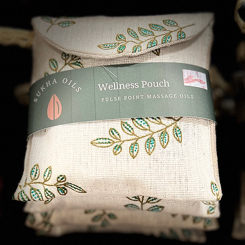 Sukha Oils Wellness Pouch Leaf