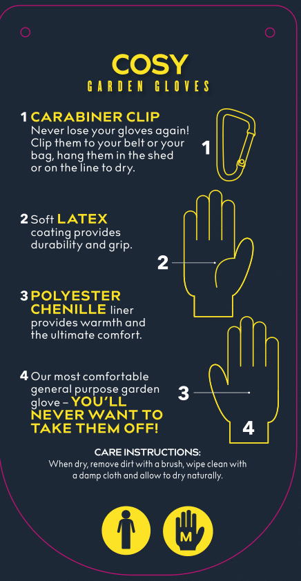 Treadstone Cosy Garden Gloves Mens Large