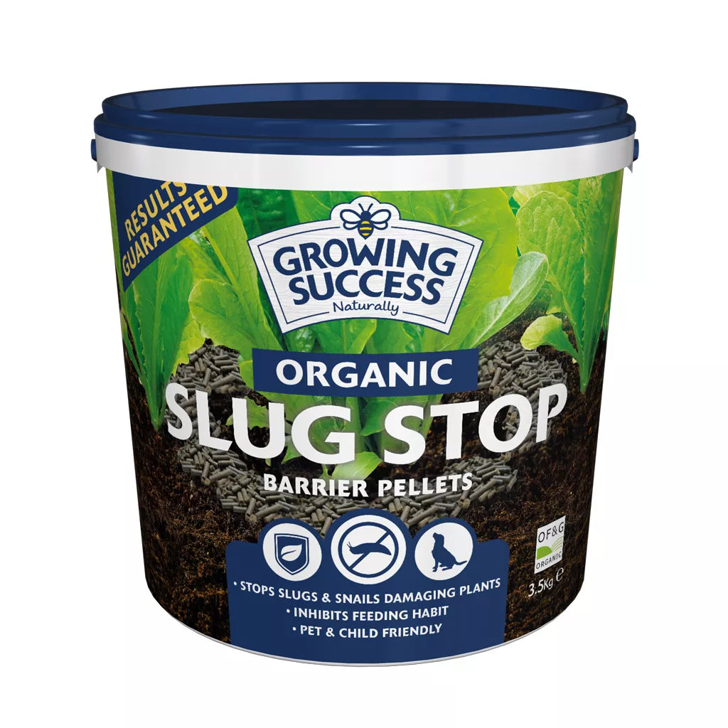 Growing Success Organic Slug Stop Barrier Pellets 3.5L