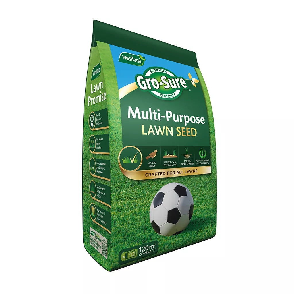 Gro-Sure Multi Purpose Lawn Seed 120sqm Bag