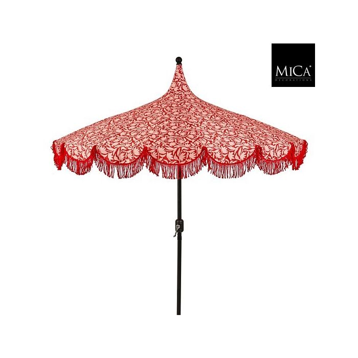 Kelly Floral Parasol Red