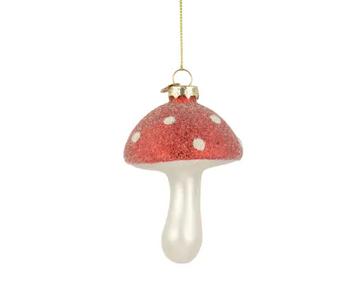 Decoris Mushroom Beaded Glass And Dots