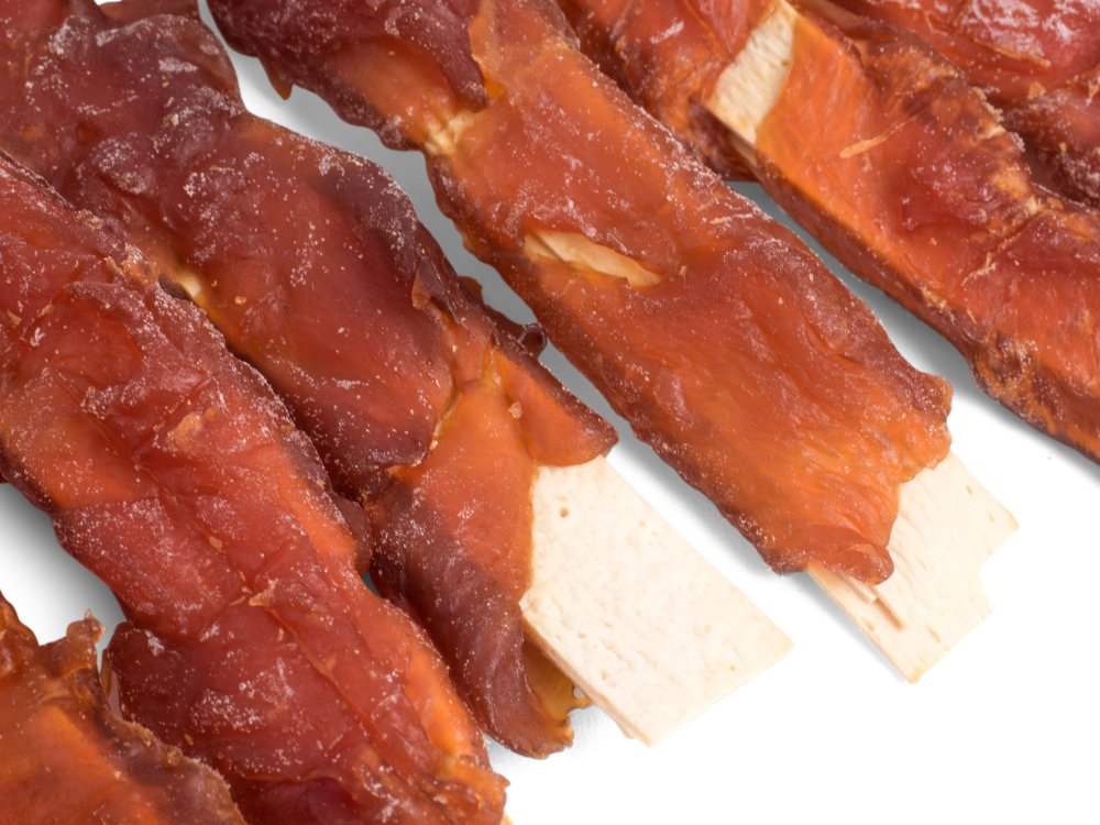 Pet Face Dog Deli Chicken Wrapped Nibble Sticks Dog Treats 100g