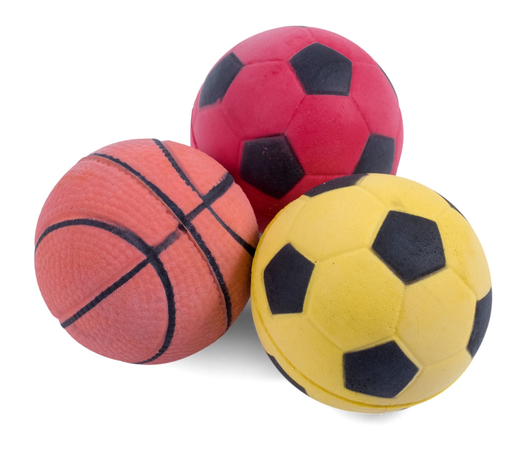 Petface Sponge Balls Dog Toy 3 Pack