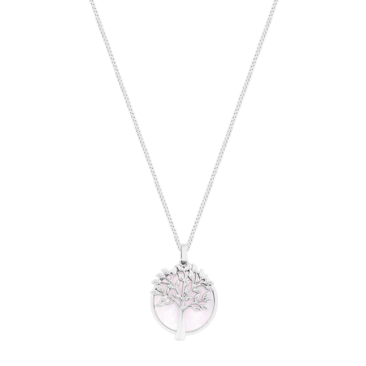 Tipperary Tree Of Life & Mother Of Pearl Moon Silver Pendant