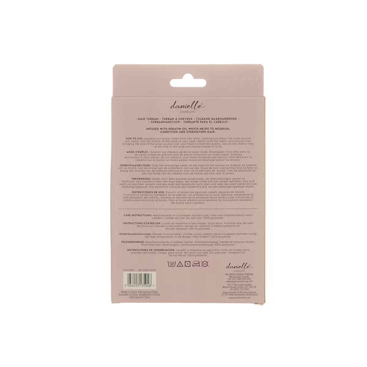 Danielle Creations Infused Hair Towel - Keratin Oil