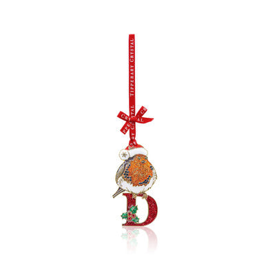 Tipperary Robin Alphabet Initial Hanging Decoration