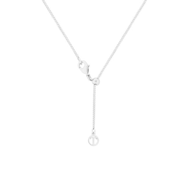 Tipperary Feather Pendant Inset With Cubic Zirconia Silver