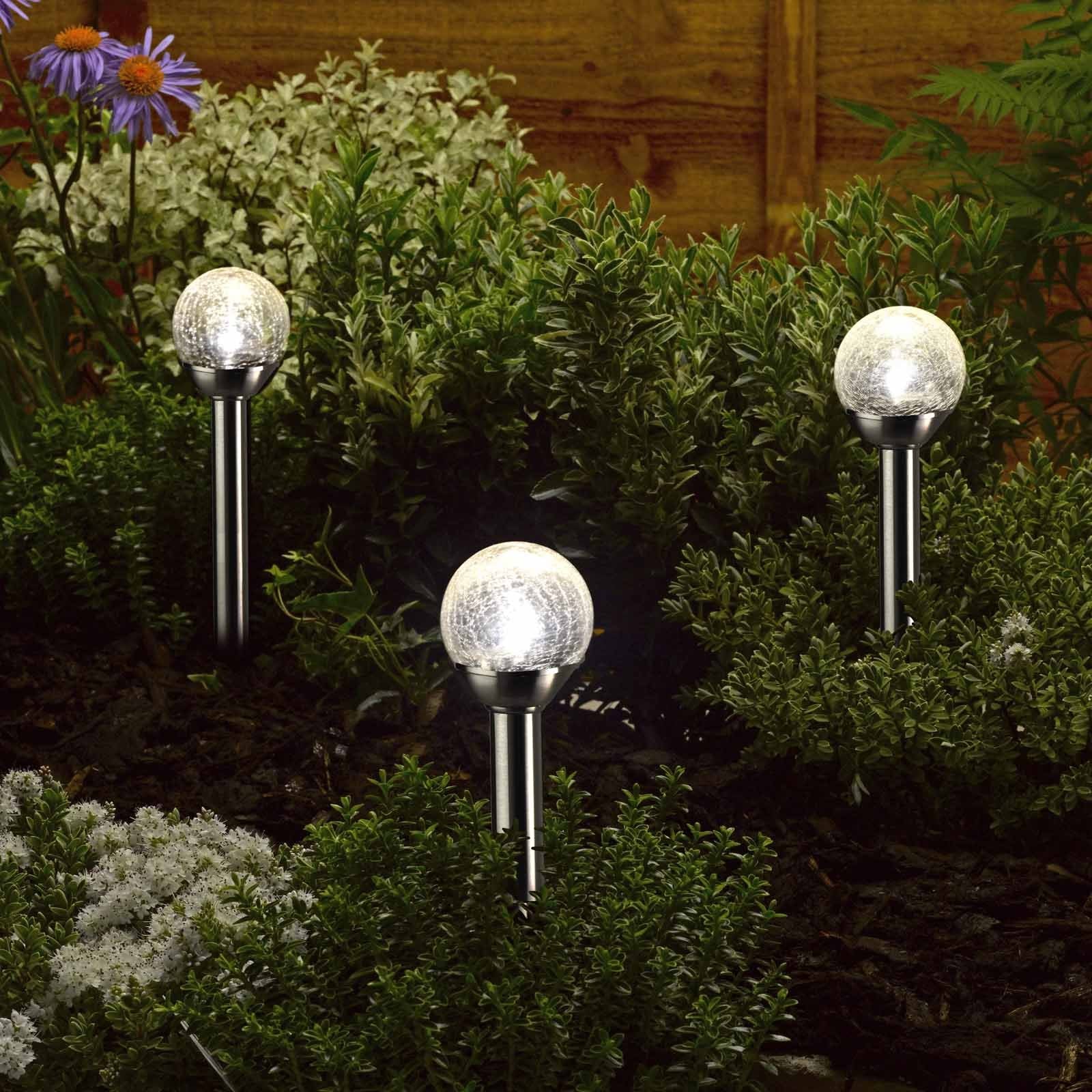 Smart Garden Glow Orb Glass Stake