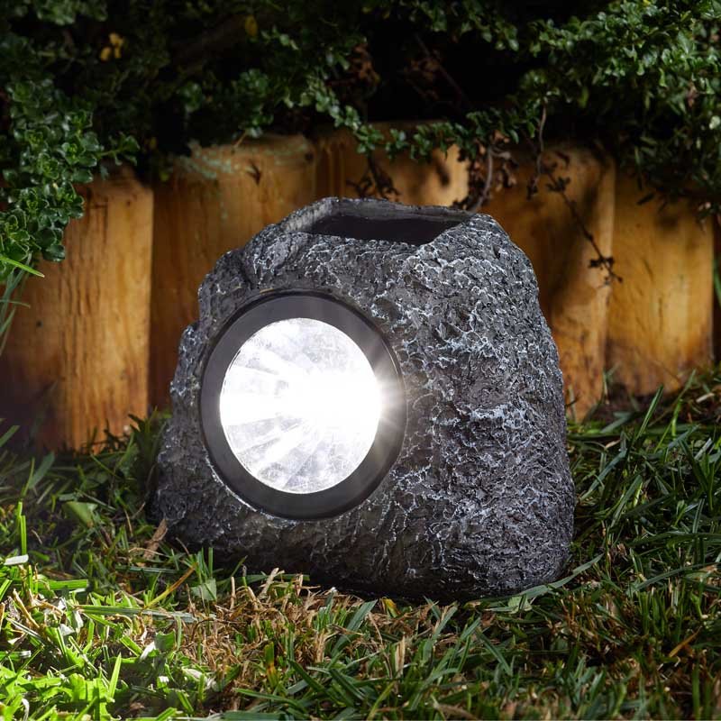Smart Garden Granite Solar Rock Light 5L