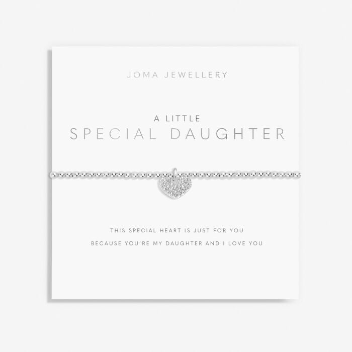 Joma Jewellery A Little 'Special Daughter' Bracelet in Silver Plating