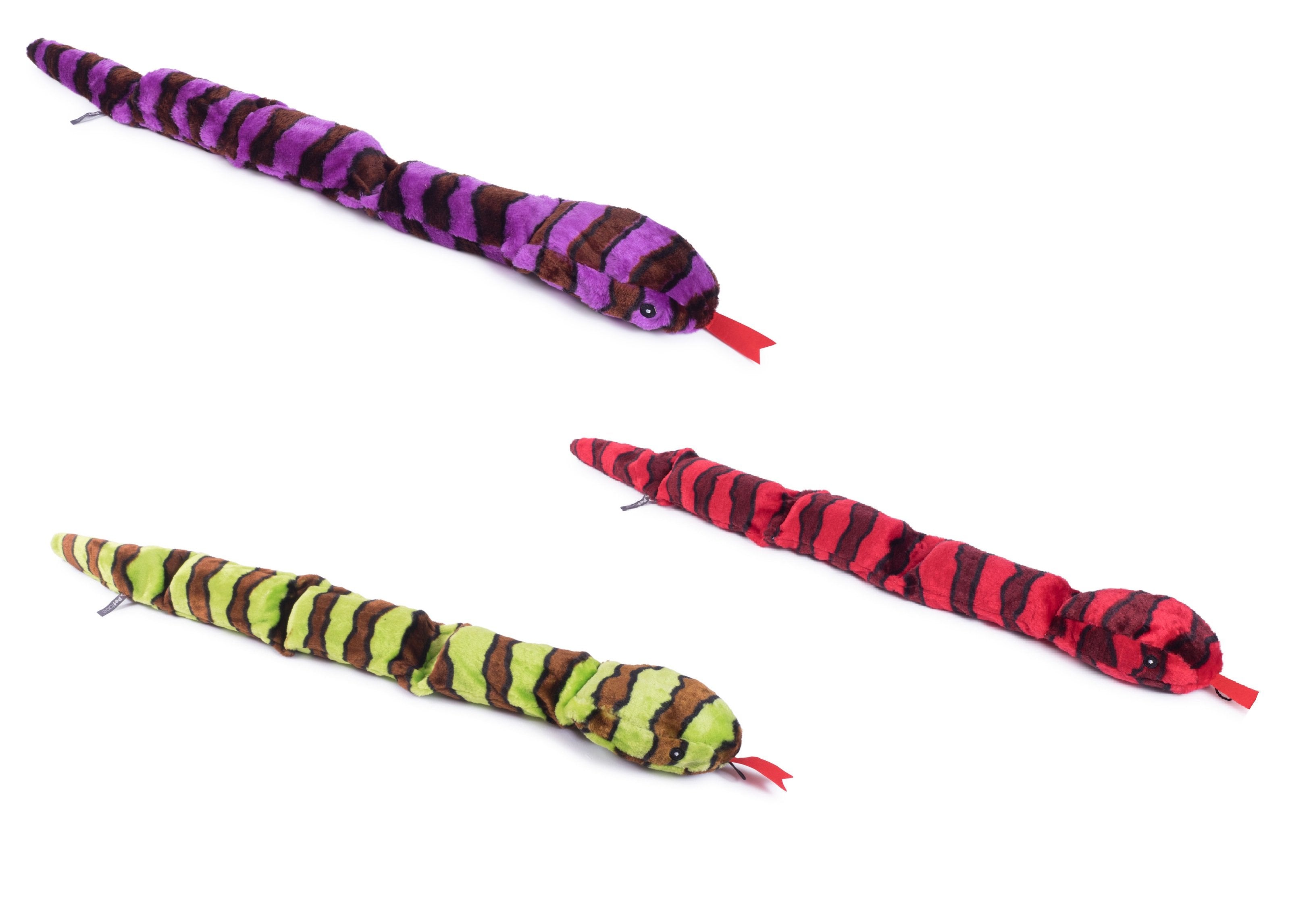 Pet Face Plush Snake Dog Toy 115cm Single