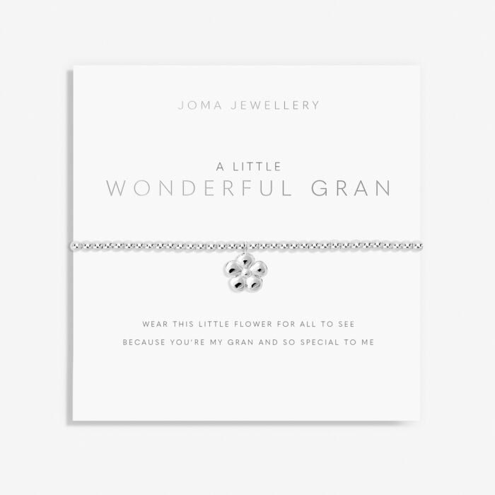 Joma Jewellery A Little 'Wonderful Gran' Bracelet in Silver Plating