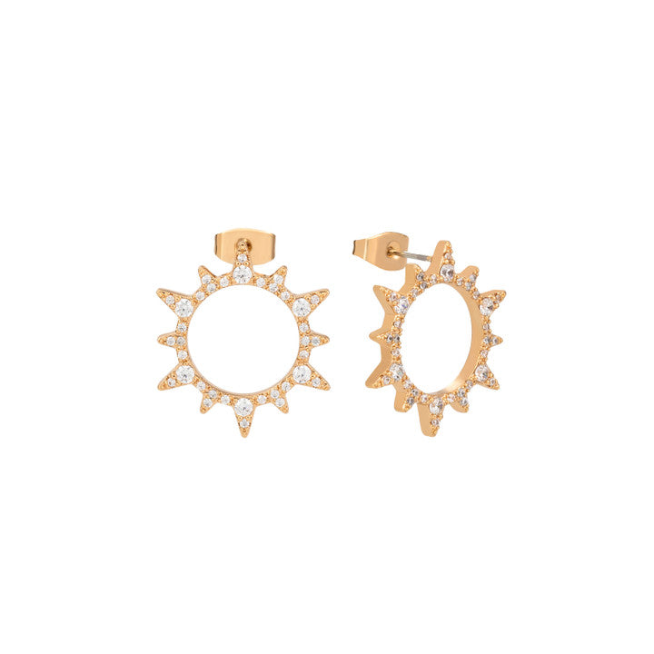 Tipperary Crystal Soleil Open Crystal Sun Earrings