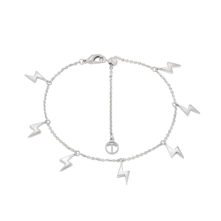 Tipperary Crystal Lightning - Seven Bolt Bracelet Silver