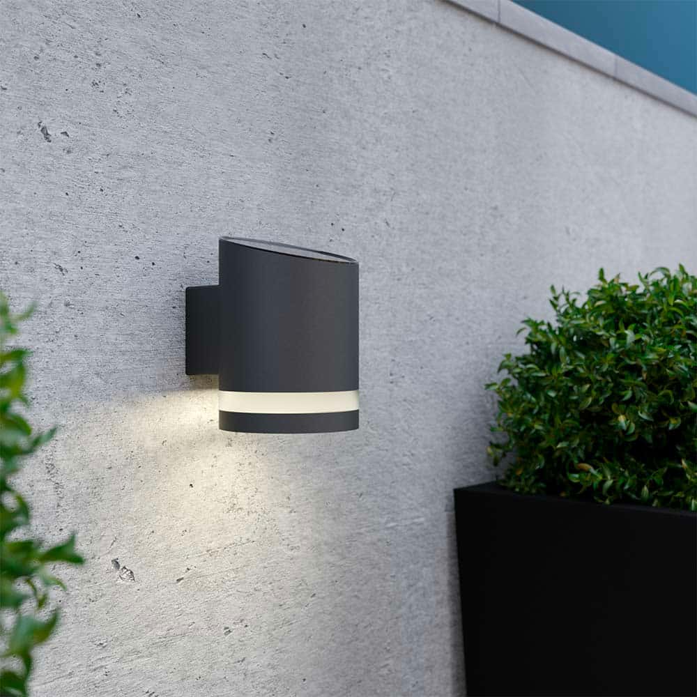 Solar Centre Truro Solar Wall Light - Anthracite Edition