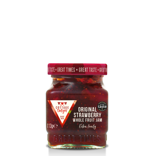 Cottage Delight Original Strawberry Whole Fruit Jam 113g