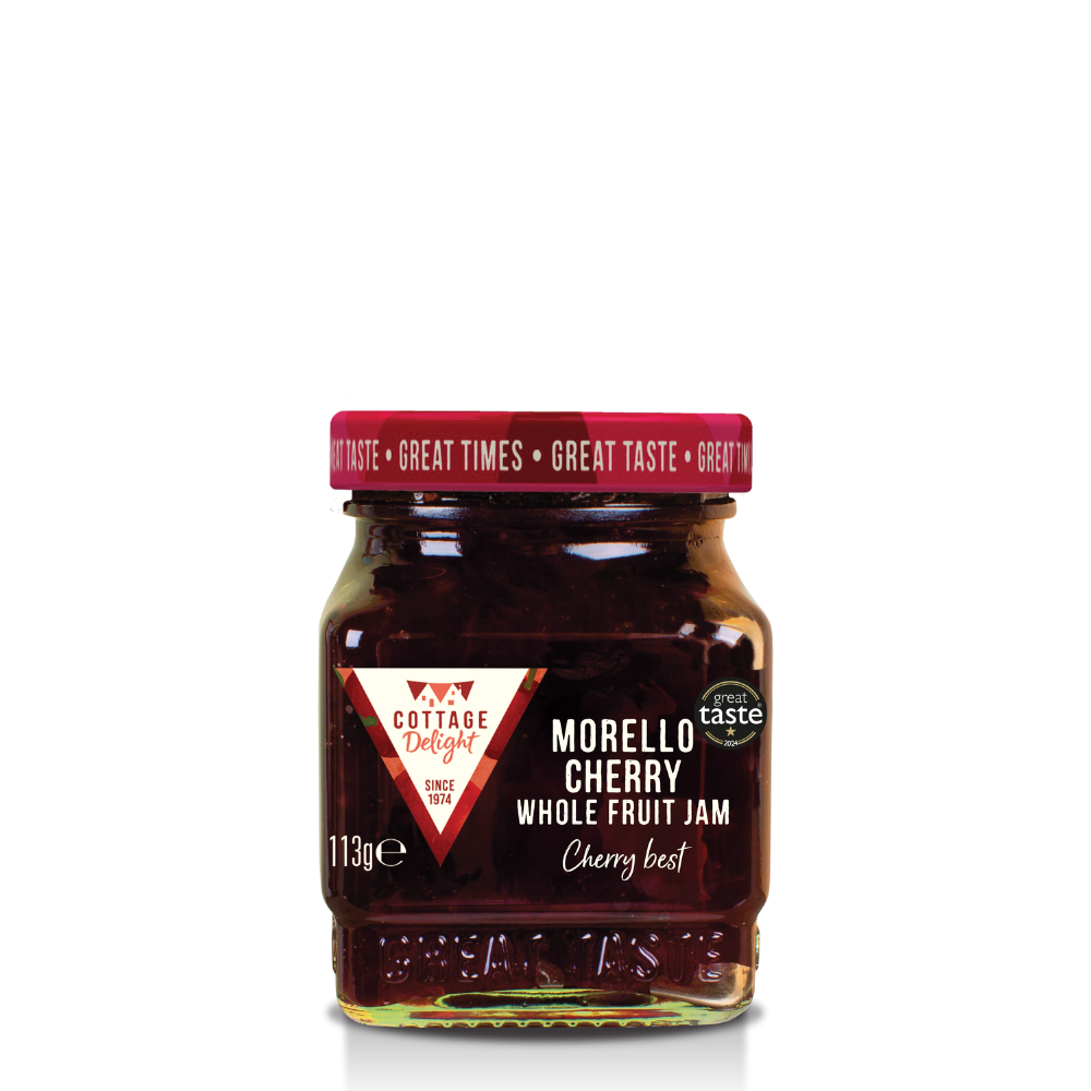 Cottage Delight Morello Cherry Whole Fruit Jam 113g