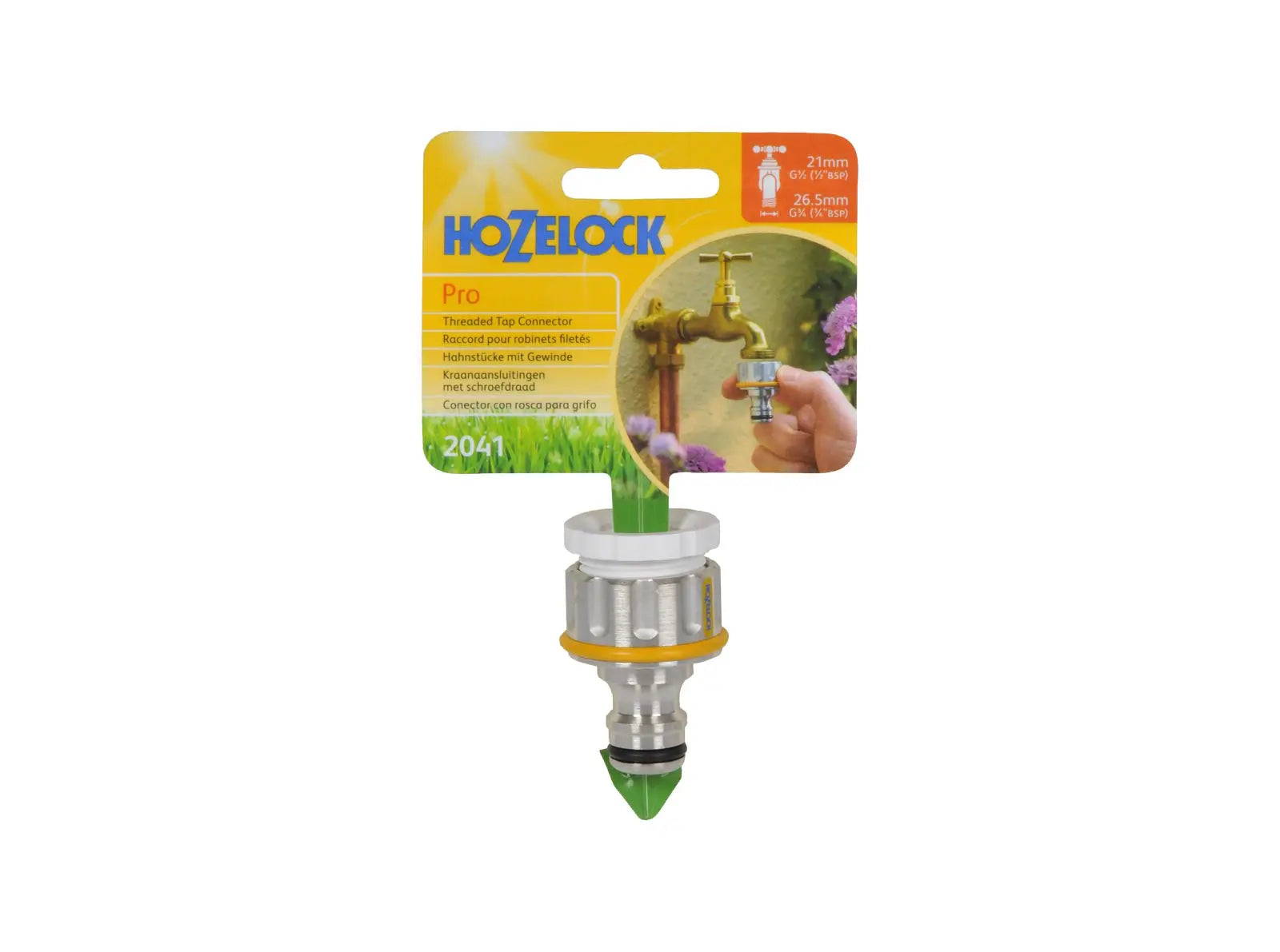 Hozelock Pro Metal Threaded Tap Connector 3/4"