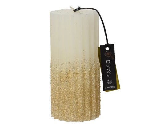 Kaemingk Pillar Candle Paraffin Wool White