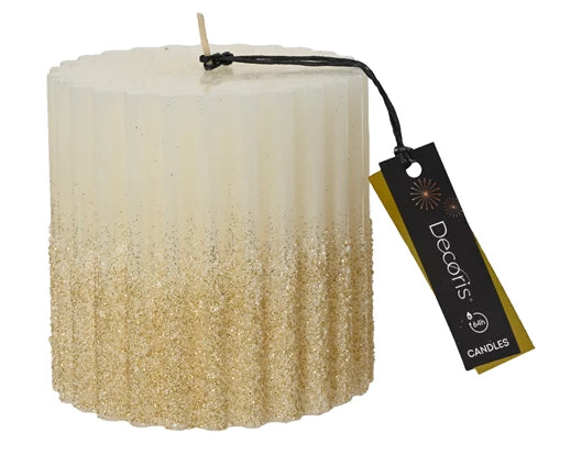 Kaemingk Pillar Candle Paraffin Wool White