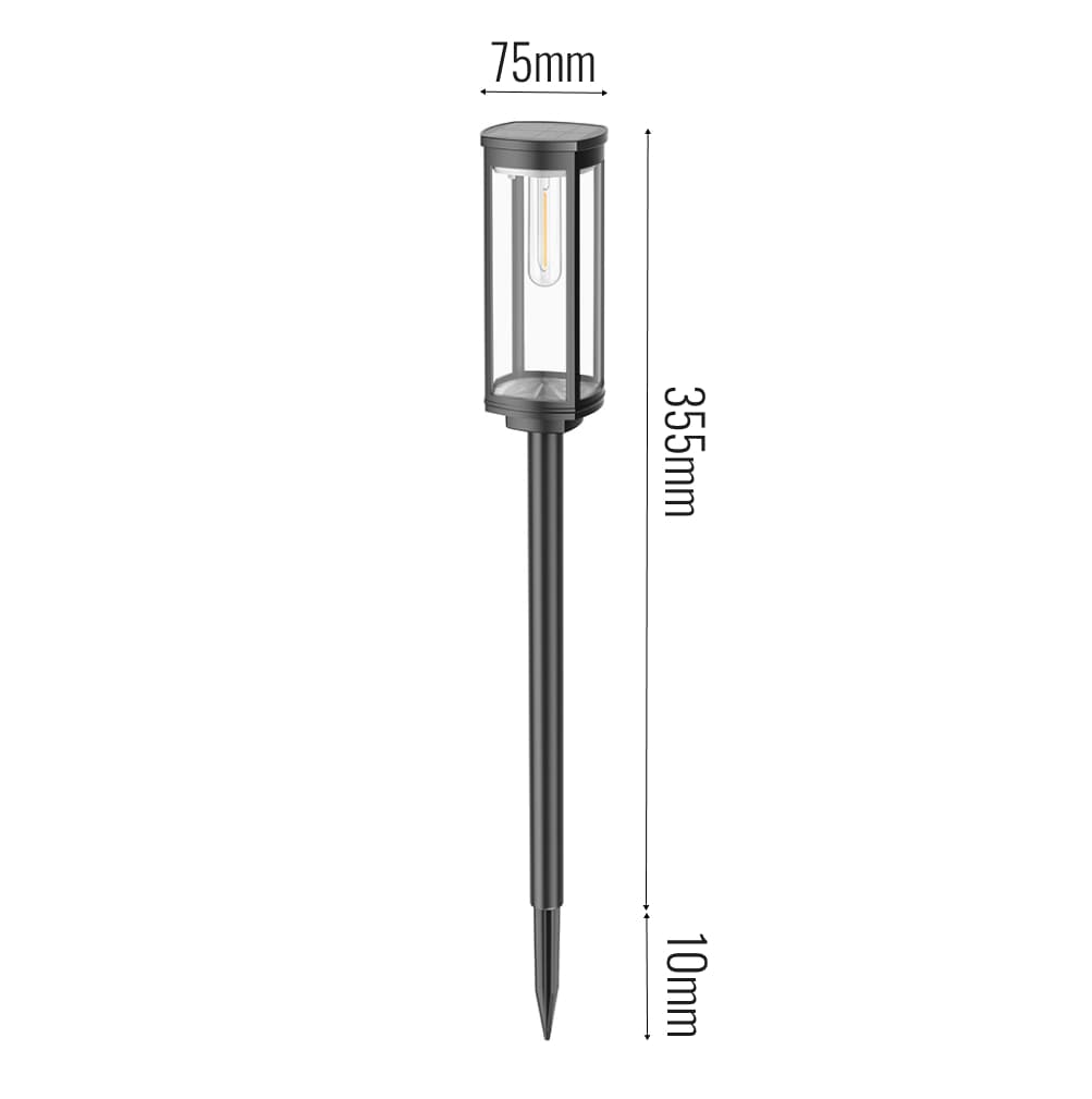 Solar Centre Lavenham Solar Garden Lights - 4 Pack