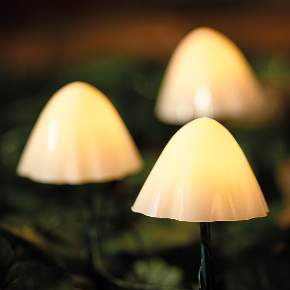 Solar Centre Forest XL Solar Mushroom Lights - Set of 6