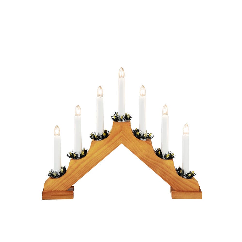 Kontsmide 7 Bulb Welcome Arch Light Oak Dressed
