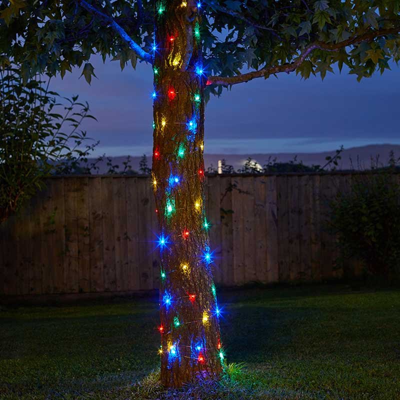 Smart Garden 100 Multi Coloured Firefly Solar Strings