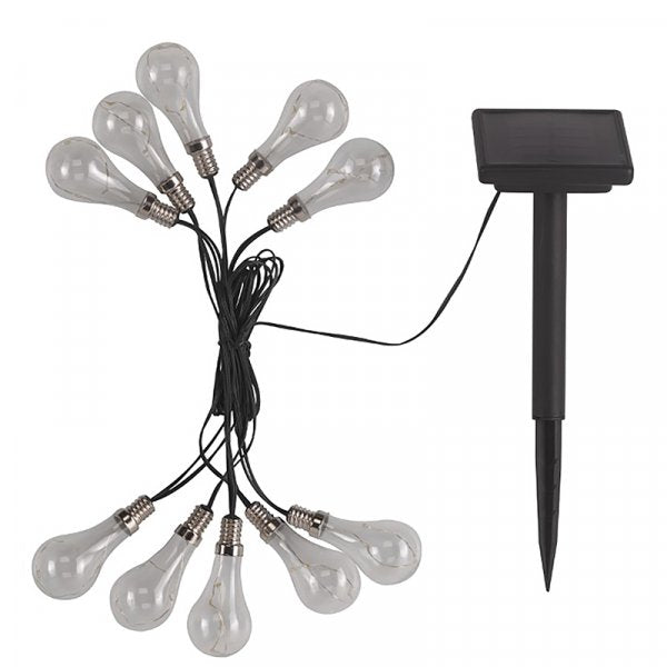 Smart Garden Eureka! Neon-esque Solar Lightbulbs - Set of 10