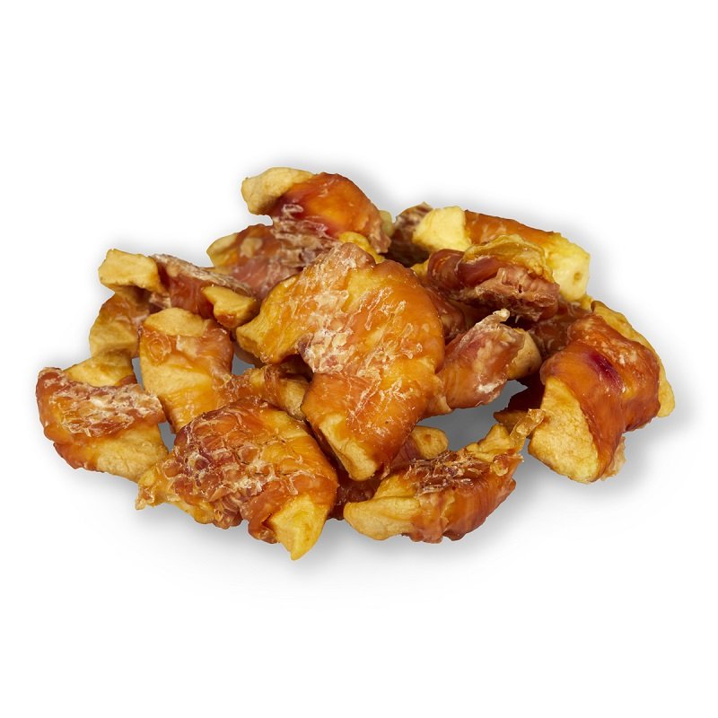 Pet Face Dog Deli Chicken Wrapped Apple Dog Treats 100g