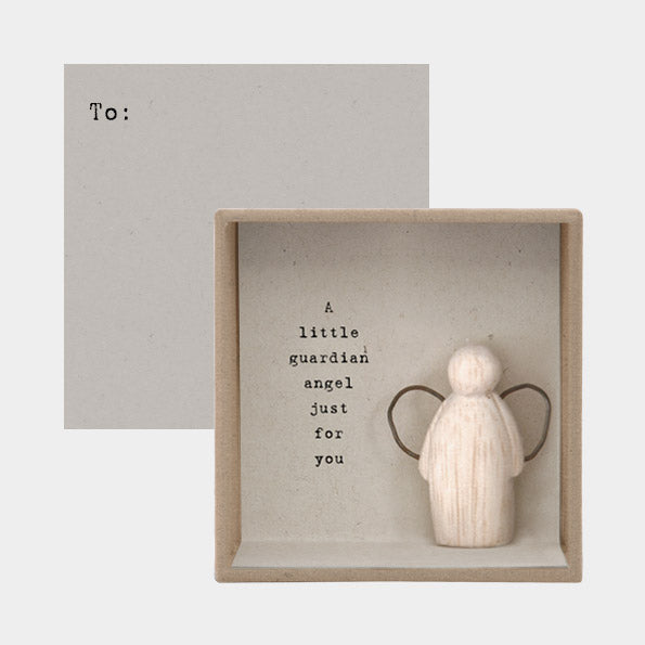 East Of India Boxed Guardian Angel 'Just For You'
