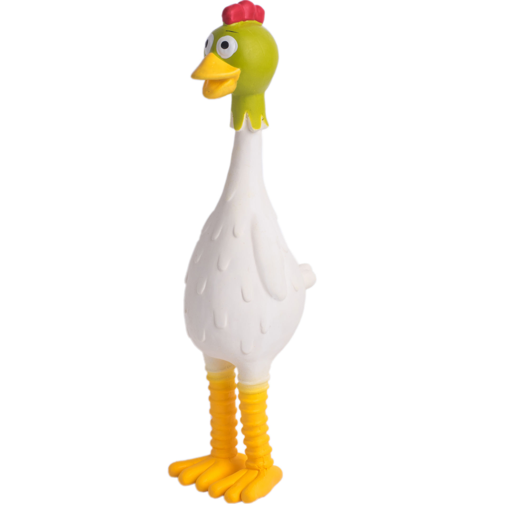 Petface Latex Standing Chicken Dog Toy Large