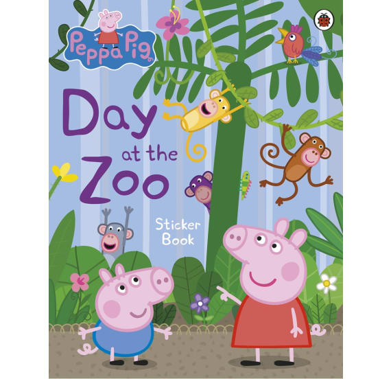 Peppa Pig Sticker Day at the Zoo Book