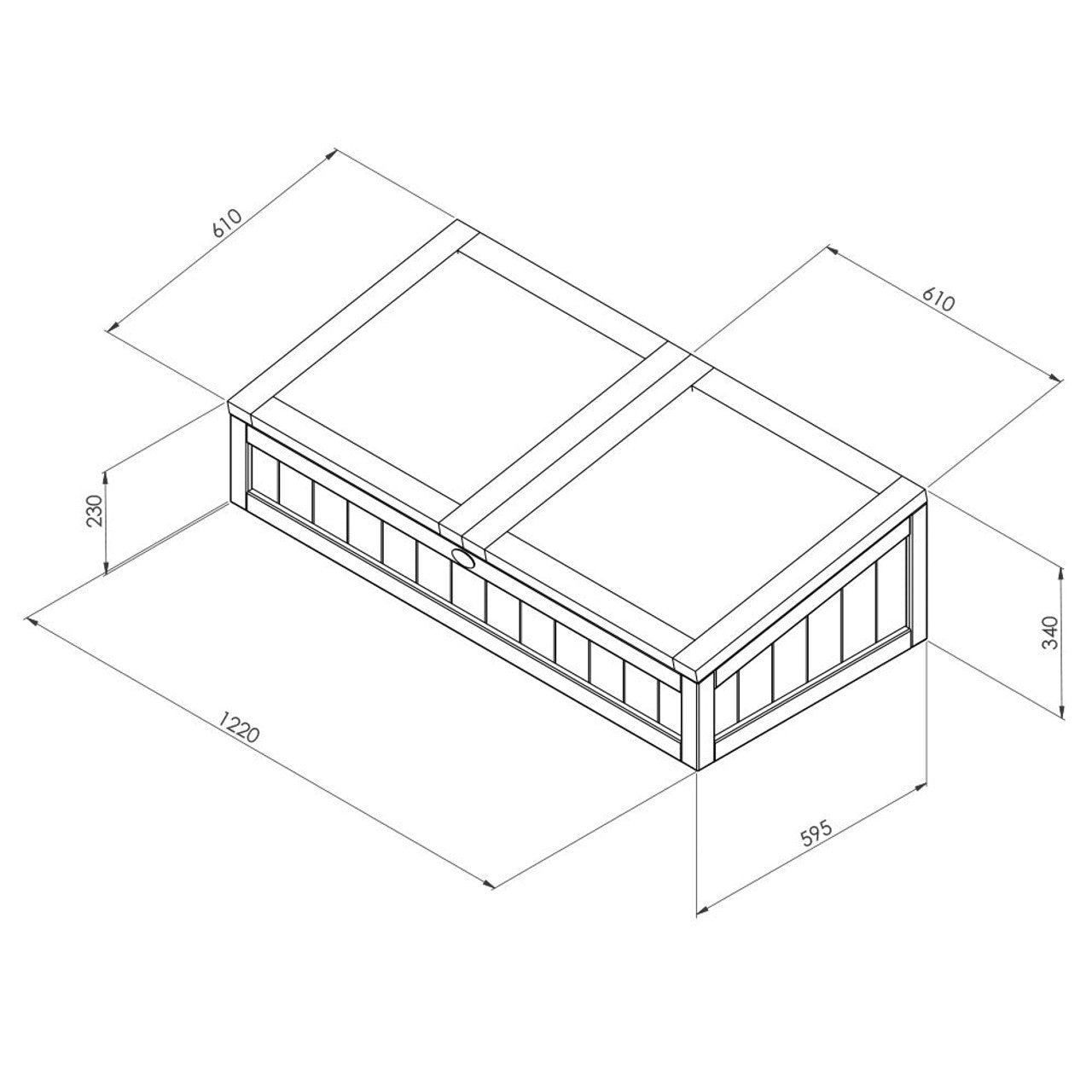 Zest 4 Leisure Small Space Cold Frame