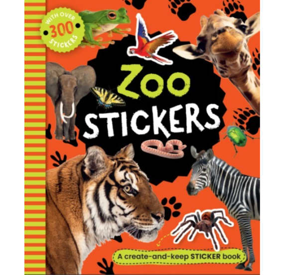300 Stickers Zoo Book