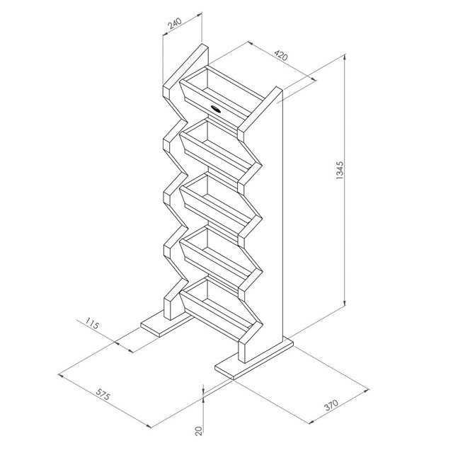 Zest 4 Leisure Tall Vertical Herb Stand